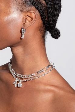 Juicy Couture CLEAR CRYSTAL JC NECKLACE -Juicy Couture JCJCN22212745601 5345f687 1587 4361 928e 13c0aa70e920