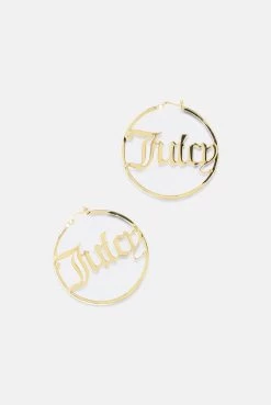 Juicy Couture GOLD SMALL HOOP EARRINGS