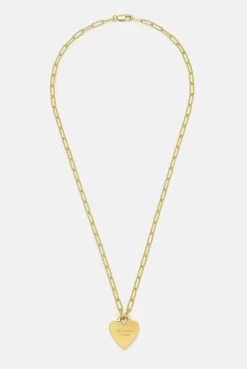 Juicy Couture GOLD MAXI HEART PENDANT