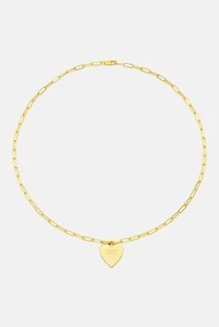 Juicy Couture GOLD MAXI HEART PENDANT -Juicy Couture JCJPEN222040453ASHLEYMAXINECKLACEINGOLD01