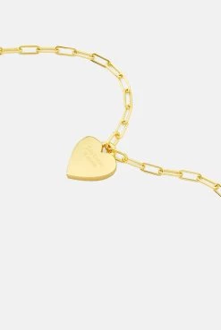 Juicy Couture GOLD MAXI HEART PENDANT -Juicy Couture JCJPEN222040453ASHLEYMAXINECKLACEINGOLD02