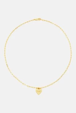 Juicy Couture GOLD MINI HEART PENDANT