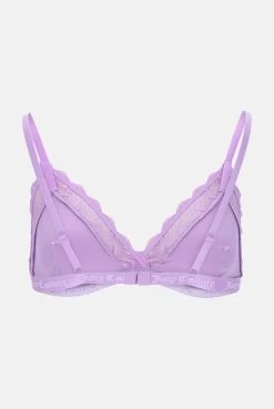 Juicy Couture LACE TRIM BRA AND THONG SET -Juicy Couture LACETRIBRAANDTHONGSET JCTM0054 380 SHEERLILAC 02