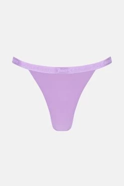 Juicy Couture LACE TRIM BRA AND THONG SET -Juicy Couture LACETRIBRAANDTHONGSET JCTM0054 380 SHEERLILAC 03