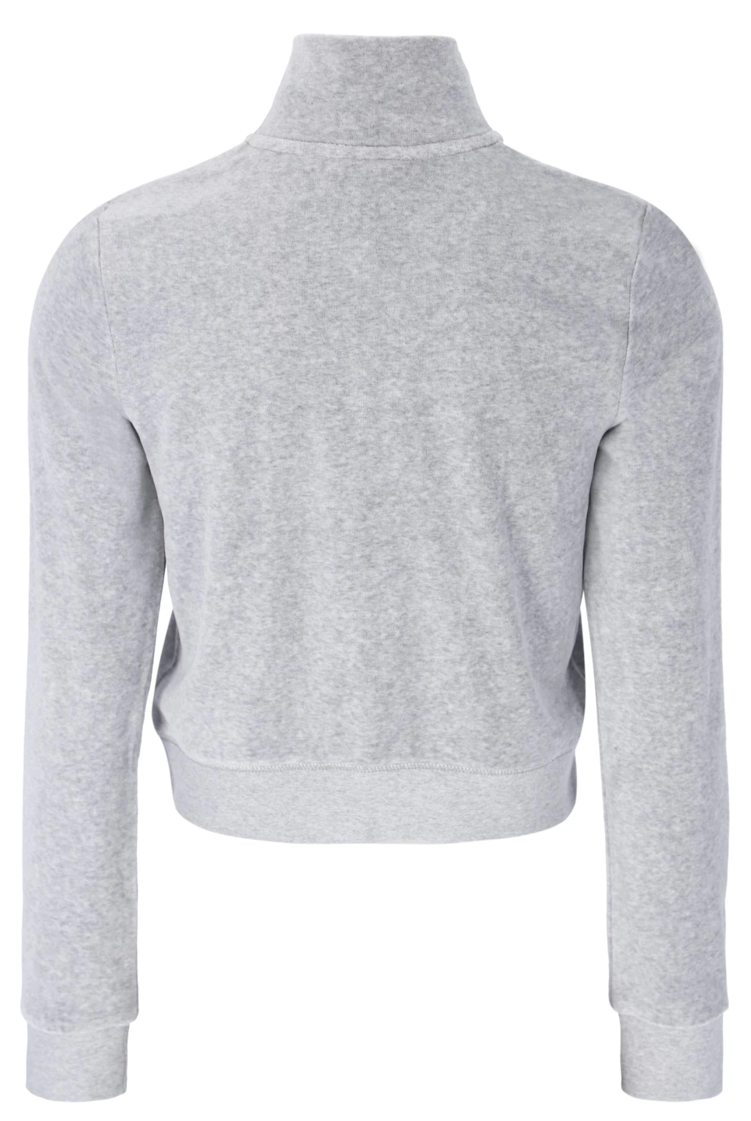 Juicy Couture SILVER MARL CLASSIC VELOUR TRACK TOP 5 Juicy Couture SILVER MARL CLASSIC VELOUR TRACK TOP - Image 5