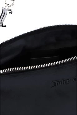 Juicy Couture BLACK VELOUR CHARM SHOULDER BAG -Juicy Couture LINNIE JCAU122001 101 04