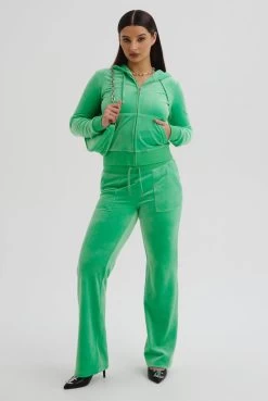 Juicy Couture ANDEAN TOUCAN CLASSIC VELOUR DEL RAY POCKETED BOTTOMS