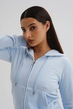 Juicy Couture NANTUCKET BREEZE CLASSIC VELOUR ROBERTSON HOODIE