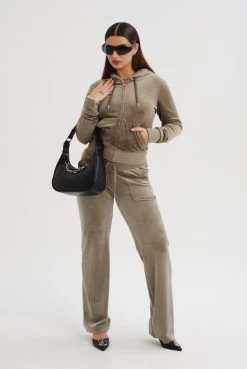 Juicy Couture -Juicy Couture ROBERTSONHOODIE JCAP176 393 VETIVER 010