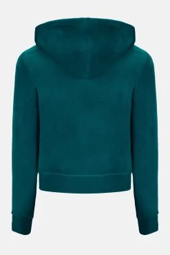 Juicy Couture DEEP LAGOON CLASSIC VELOUR ROBERTSON HOODIE -Juicy Couture ROBERTSONHOODIE JCAP176 511 DEEPLAGOON 02