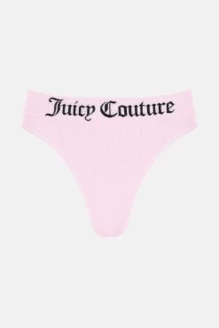 Juicy Couture SEAMLESS RIB HIGH LEG BRIEF 3PK -Juicy Couture SET1 TKSEAMLESSRIBHIGHLEGBRIEFF3PK JCTM0059 381 CHERRYBLOSSOM 01