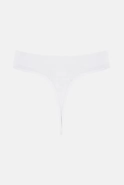 Juicy Couture SEAMLESS RIB THONG 3PK -Juicy Couture SET2 TKSEAMLESRIBTHONG3PK JCTM0058 117 WHITE 02