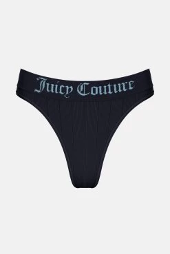 Juicy Couture SEAMLESS RIB THONG 3PK -Juicy Couture SET2 TKSEAMLESRIBTHONG3PK JCTM0058 131 NIGHTSKY 01