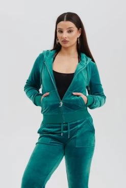 Juicy Couture DEEP LAGOON CLASSIC VELOUR ROBERTSON HOODIE