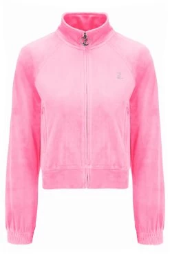 Juicy Couture COTTON CANDY VELOUR DIAMANTE TRACKTOP -Juicy Couture TANYATRACKTOP JCAPW044 302 COTTONCANDY 01