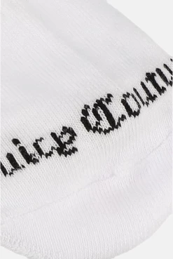 Juicy Couture WHITE CALF LENGTH SOCKS -Juicy Couture TRENDINGCOLLECTIONSTEMPLATE 15