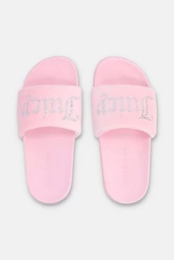 Juicy Couture ALMOND BLOSSOM PADDED VELOUR SLIDER -Juicy Couture VELOURSLIDER JCFYL222003 121 ALMONDBLOSSOM 05