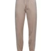 Juicy Couture WARM TAUPE CLASSIC VELOUR CUFFED JOGGER
